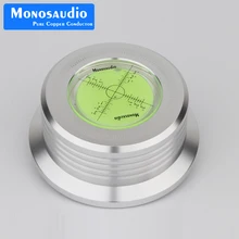 

Monosaudio Hi-End 50HZ LP528 60HZ Gold/Silver LP Record DISC Stabilizer Stroboscope Gradienter with Lever Bar