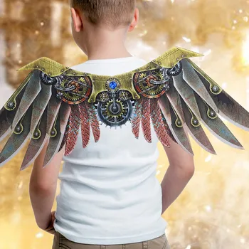 

Cospty Burn Man Carnival Party Unique Adult Decoration Steam Punk Wing Costume Steampunk Accessories Party Supplies