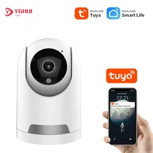 Caméra de surveillance intelligente Tuya Wifi hd 2MP/1080P, dispositif de sécurité domestique sans fil, avec prise AUDIO bidirectionnelle et port SD 128G 