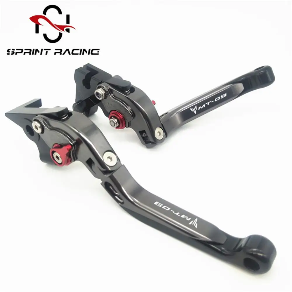 Логотип Adustable тормозные рычаги сцепления для YAMAHA MT09 MT-09 MT 09 FZ09 Tracer XSR900- аксессуары для мотоциклов