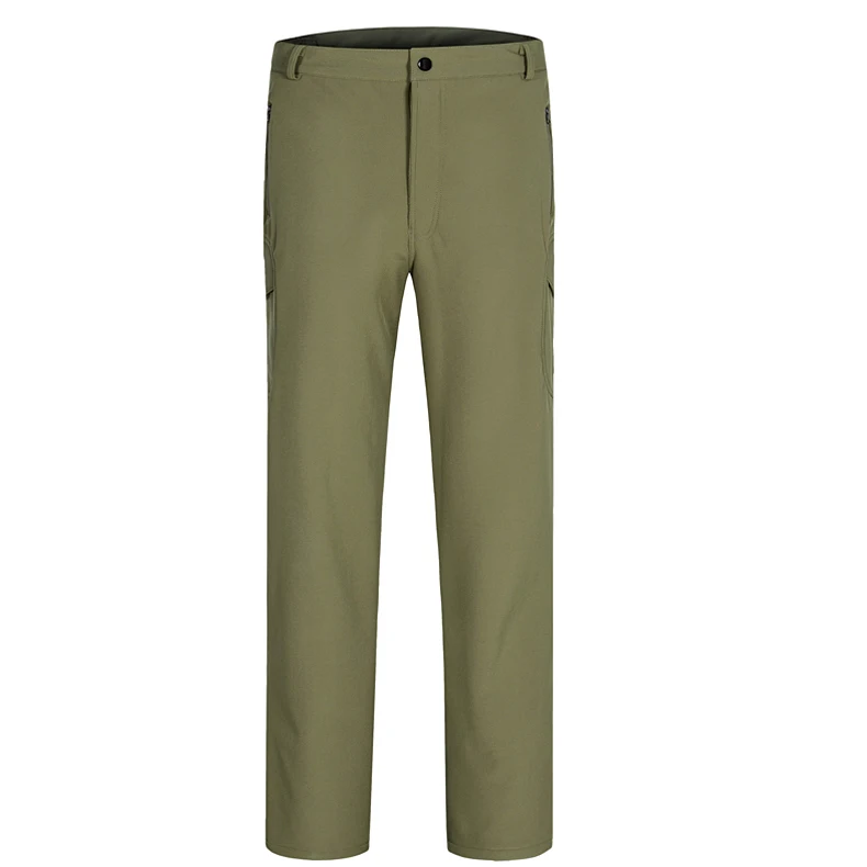 Light Army Green Мужские уличные водонепроницаемые ветростойкие тактические софтшельные штаны для туризма распродажа - Цвет: Light Army Green