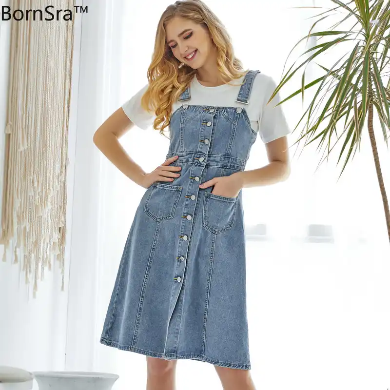 ladies casual denim dresses