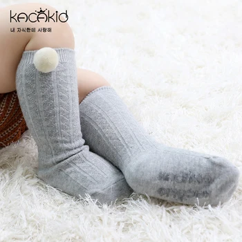 

Cotton New Baby Girls Kids Solid Stockings Warm Stripe Tights Stockings Pantyhose Pants Solid Furry Ball Soft Stockings Worthy