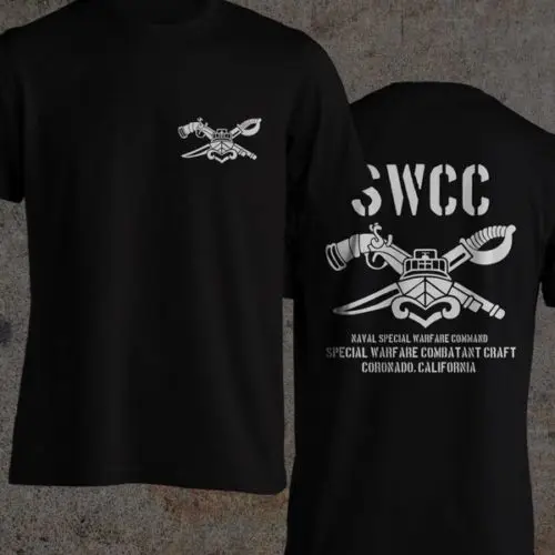 Swcc американская армия морская специальная боевая Ремесленная Мужская футболка