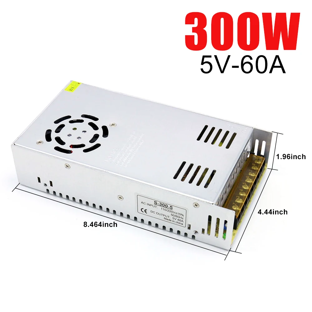 Освещение Трансформатор переменного тока 110 V-220 V DC/DC 5V Питание адаптер 4A 5A 10A 60A 70A 80A AMP 50 Вт 400 Вт Светодиодный свет переключатель полосной драйвер
