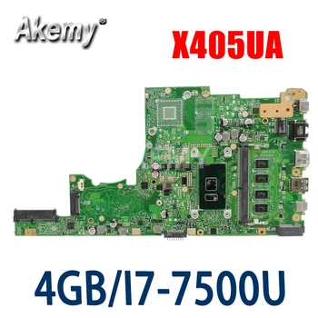 شراءAkemy لـ Asus X405U X405UN X405UR X405URR X405URP X405UQ X405UF اللوحة الرئيسية Laotop X405UA اللوحة الأم W / I7-7500U 4 جيجابايت من ذاكرة الوصول العشوائي