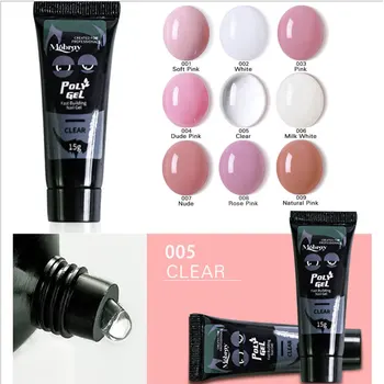 

Beateal UV Gel Poly Gel Nails Polygel Nails Builder Poligel Nails Kit Extension Acrylic Nail Art Crystal UV Resin Builder Gellak