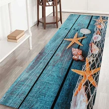 Шикарный/современный фланелевый коврик для кухни, ванной, душевого пола, двери, коврик, противоскользящая деревянная полоса, vintage1 x ковер