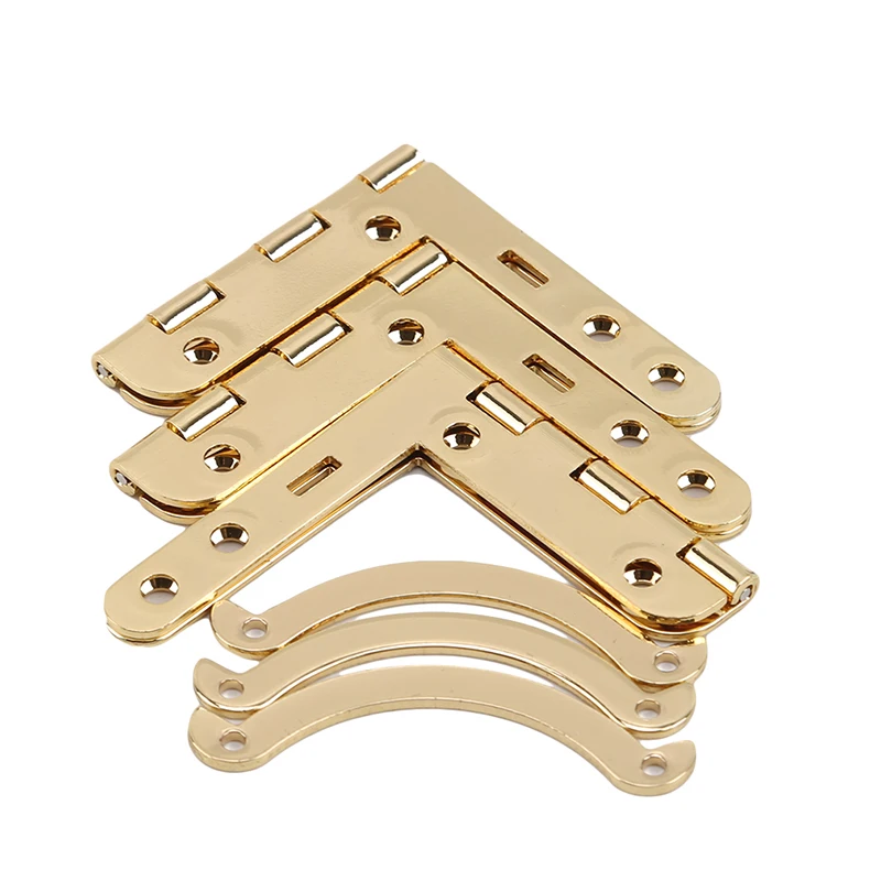 

Corner Hinge L-shape Hinge Wooden Box Special Angle Hinge Set For Humidor Boxes Cigar Case Hinge Home Improvement 3pcs/lot