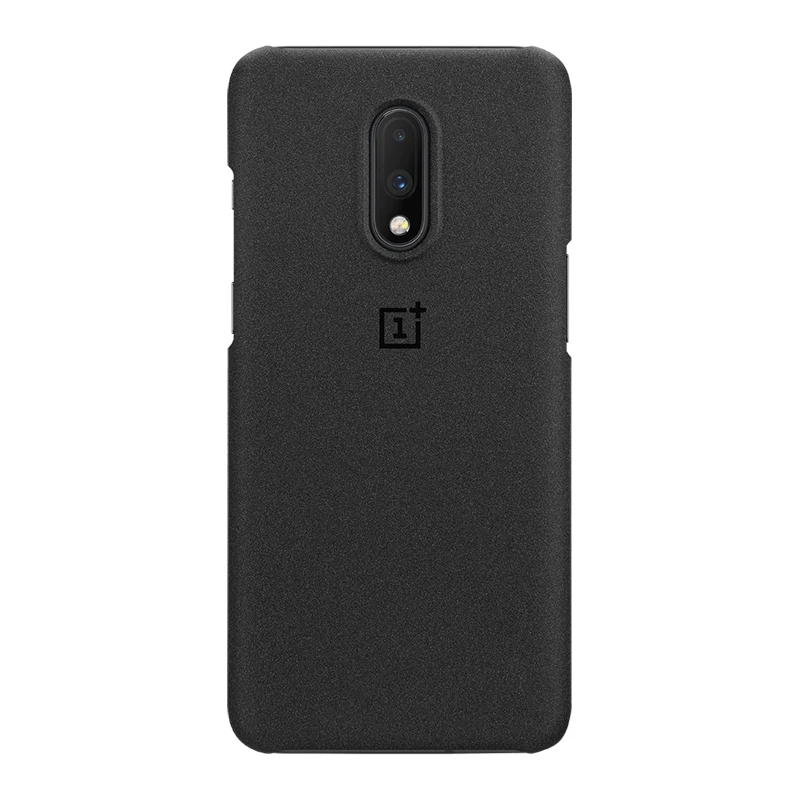 Sandstone Black Оптовые цены(товар) Oneplus 7 Pro Чехол Oneplus 7 силиконовый чехол Официальный сток песчаник Karbon - Цвет: Sandstone Black