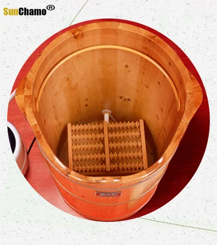 Foot bath barrel full package fumigation temperature foot bath barrel heightening 60 cm foot tub Foot massage