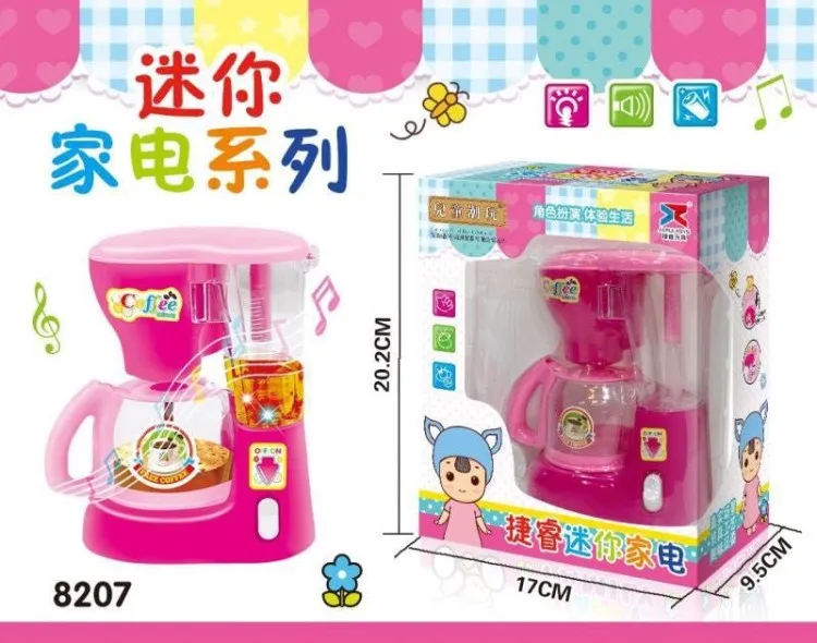 Electric Mini Water Grid Red Washing Machine GIRL'S Additive Small Home Wash Spin-dry Toy Model Have Unisex 10-3