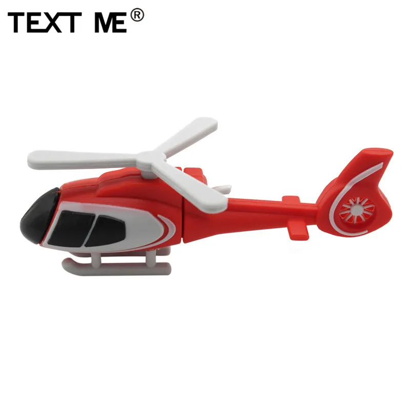 TEXT ME мультфильм крутая модель вертолета usb2.0 4 ГБ 8 ГБ 16 ГБ Флешка USB флеш-накопитель креативный 32 Гб 64 Гб флешка