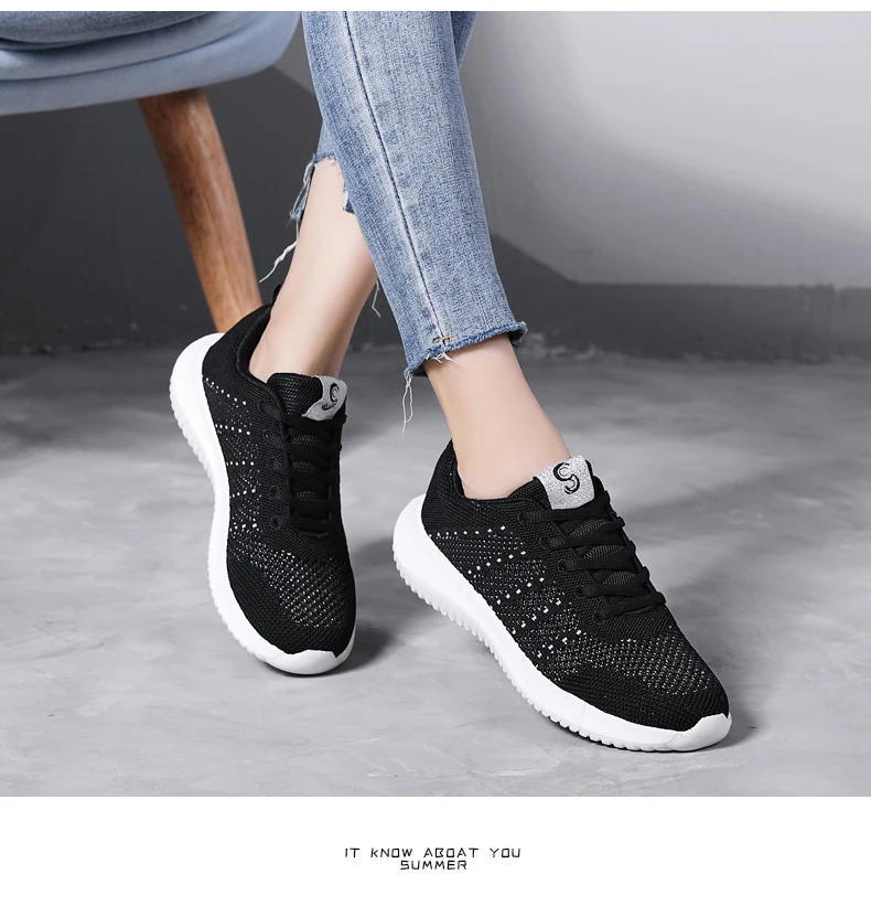 Platform lightweight breathable mesh women chunky sneakers gym sports trainers woman tennis shoes tenis feminino chaussure femme