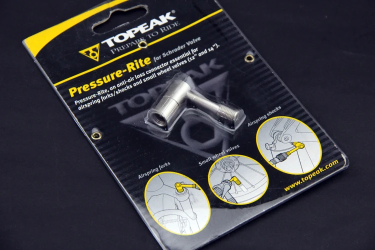 Клапан Topeak с внутренним запорным клапаном для клапана Schrader регулировкой