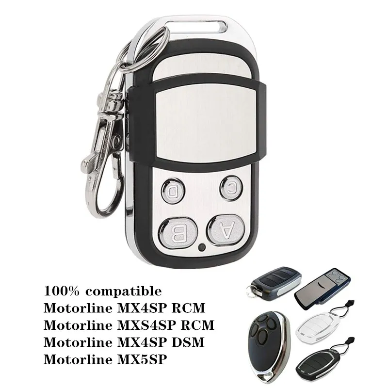 Motorline MX4SP RCM / MXS4SP RCM / MX5SP Garage Remote Control MOTORLINE MX4SP DSM Gate Door Opener 433MHz Transmitter 2