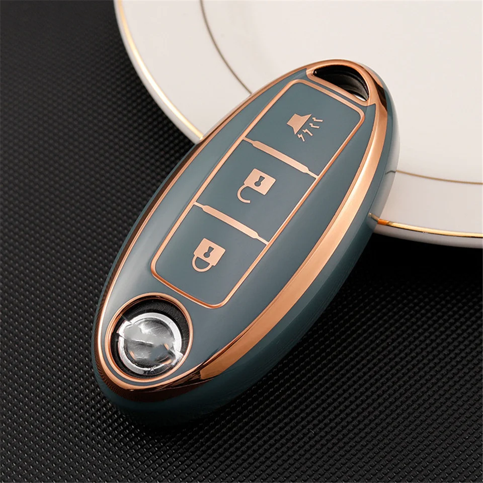 Cover custodia chiave auto per nissan juke leaf micra k12 note patrol qashqai j11 j10 tiida versa x-trail xtrail x trail t32 Infiniti - H84bb799ca3b04562af1578627636b175H