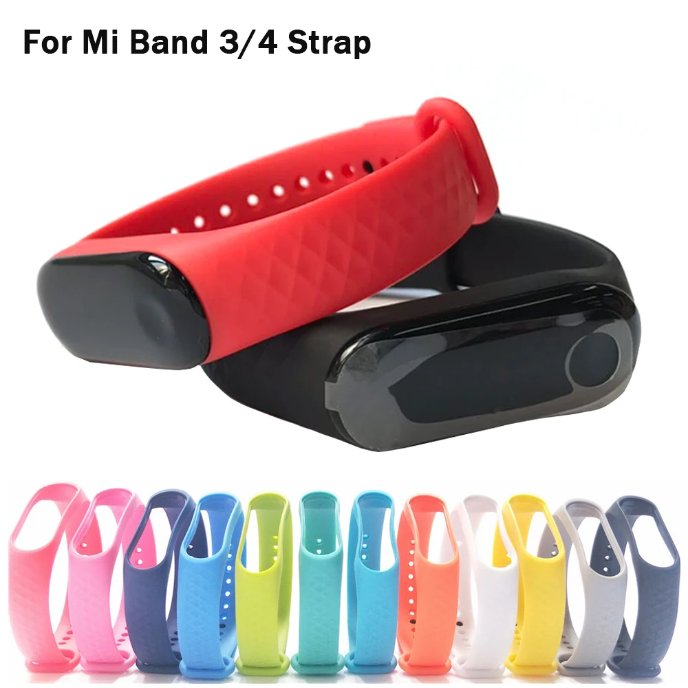 Силиконовый ремешок для часов Xiaomi MI Band 4 3 сменный на запястье смарт-браслета 2 |