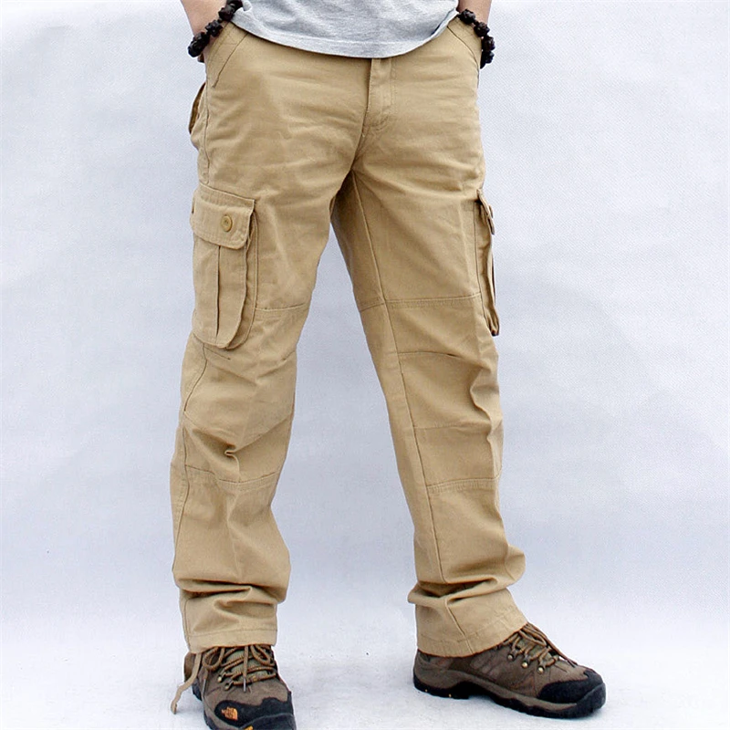 Cargo Pants Men Outwear NEW before selling ☆ Multi service Straight Tactical Pocket Military