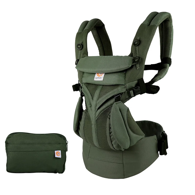 Egobaby omni 360, слинг для малышей, многофункциональный, дышащий, переноска для новорожденных, удобное приспособление для переноски, слинг, рюкзак, детская коляска - Цвет: omni-mesh army green