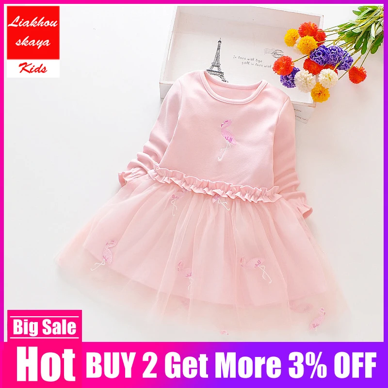 Зимние Детские платья для девочек, плотно прилегающие толстовки с длинными рукавами и юбка-пачка повседневная одежда для девочек праздничное платье принцессы костюмы для детей Костюмы