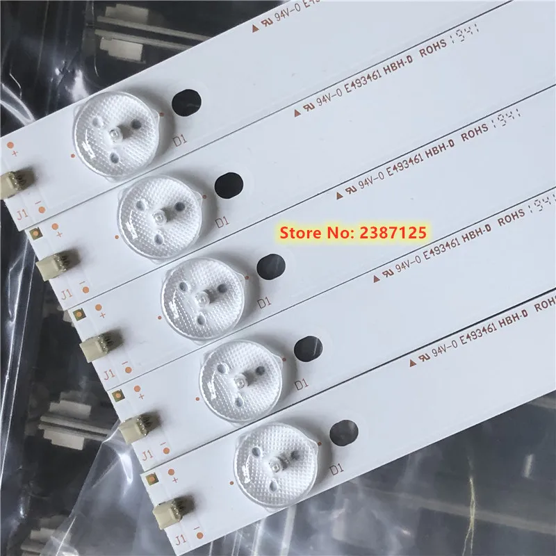 1 комплект = 9 шт. светодиодный полоски A-CNK49D656 7838-491012-0540511 для Toshiba 49L310U 49L420U LC490DUY-SHA2 K490WDR1