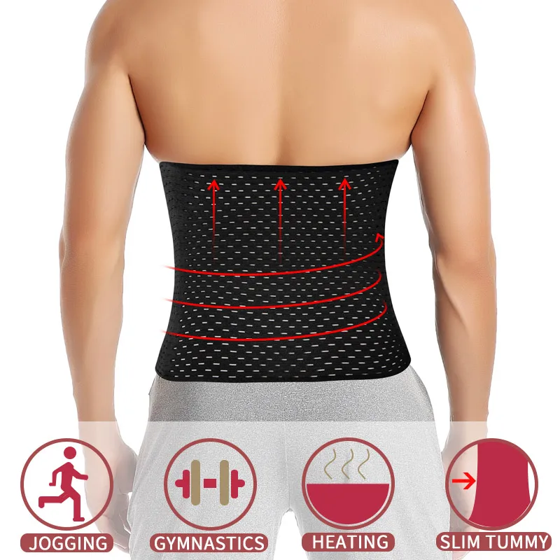 Men's High Compression Waist Trainer Slimming Belt