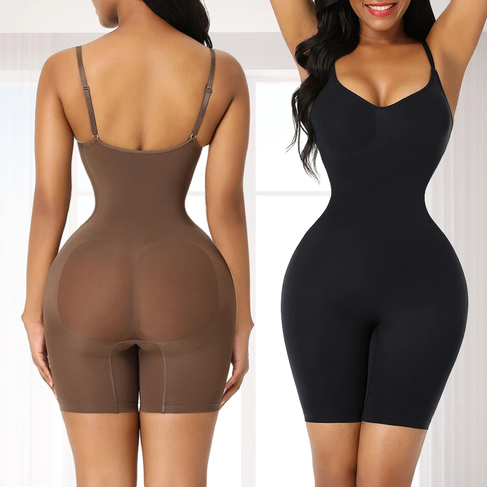 Body Shaper Fajas Colombianas Seamless Women Bodysuit Slimming Waist Trainer Shapewear Push Up Butt Lifter Corset Reductoras low back shapewear