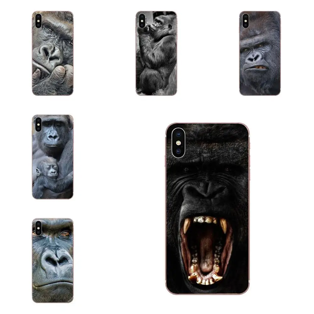 Очки Gorilla чехол для телефона из мягкого ТПУ с рисунком кожи LG G2 G3 G4 G5 G6 G7 K4 K7 K8 K10 K12 K40