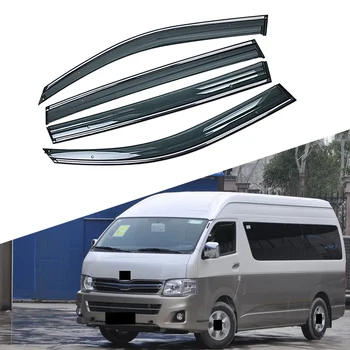 

For TOYOTA Hiace 2004-2019 Car Window Sun Rain Shade Visors Shield Shelter Protector Cover Frame Sticker Exterior Accessories
