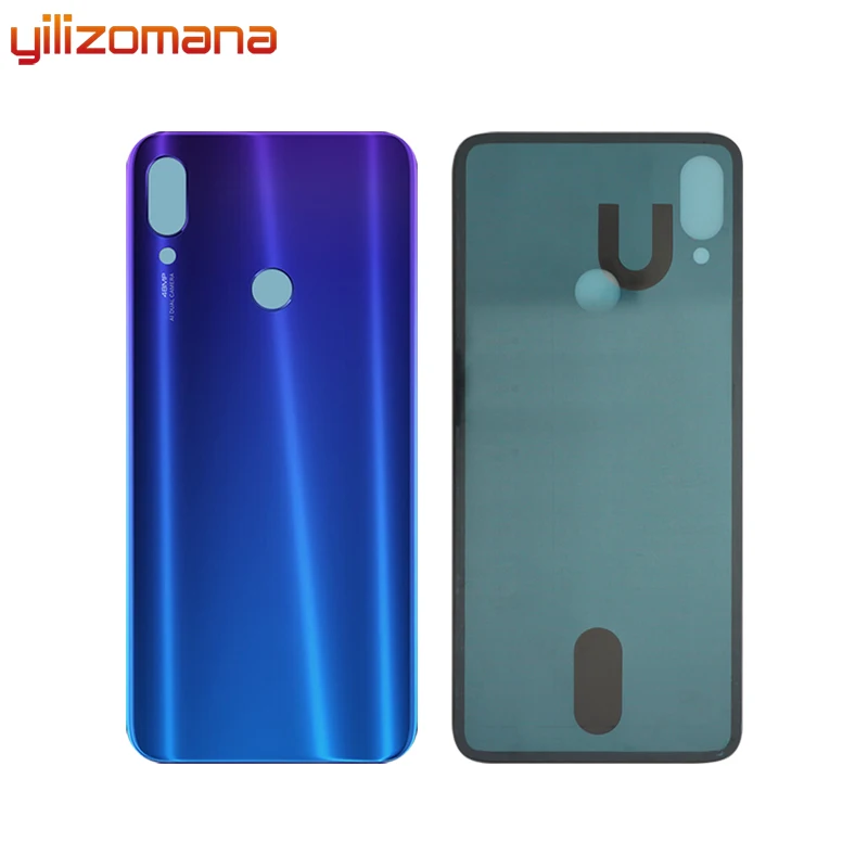 YILIZOMANA задняя крышка для Xiaomi Redmi note 7 Мобильный телефон задняя дверь корпуса Запчасти чехол Замена батареи Бесплатные инструменты - Цвет: Blue