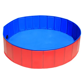 

PVC Foldable Pet Dog Cat Swimming Pool PVC Washing Pond Dog Tub Bed Large Small Dog Swimming House Bed Summer Pool High Quality