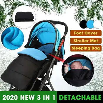 

3in1 Baby Toddler Foot Cover Universal Waterproof Detachable Sleeping Bag For Pram Stroller Winter Autumn Stroller Accessories
