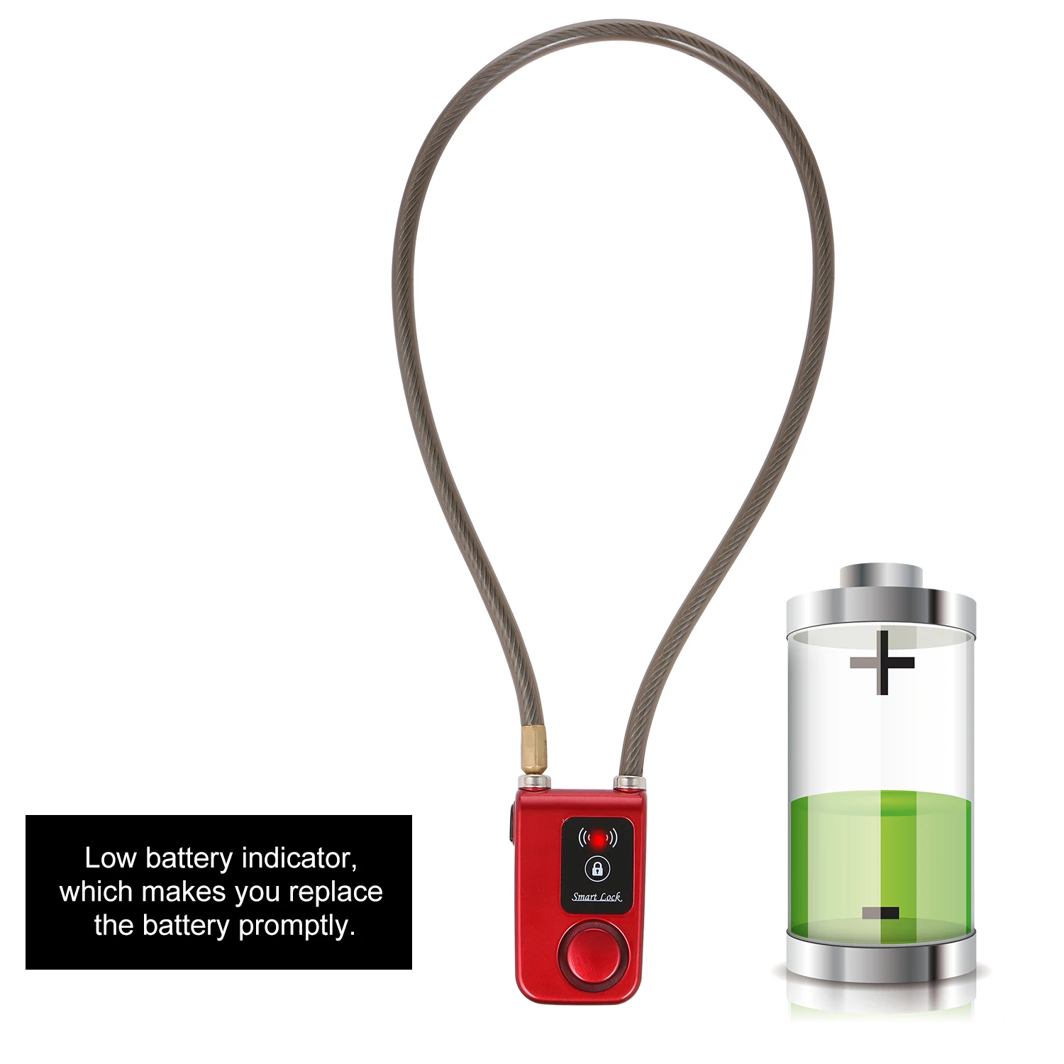 Smart Keyless BT замок Противоугонная сигнализация IP55 Водонепроницаемый замок телефон приложение управление для велосипеда мотоциклетные ворота замок