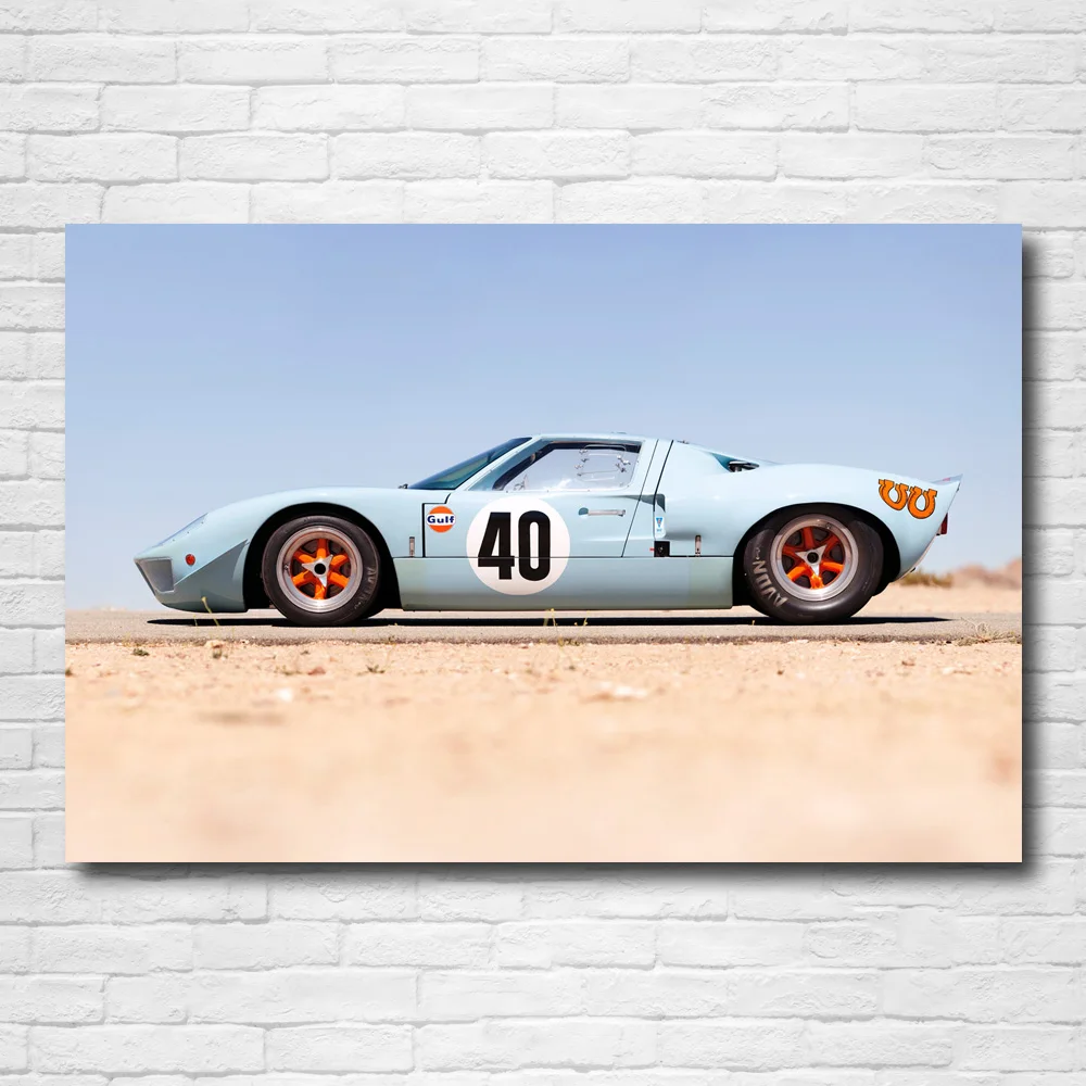 Современная живопись залив Форд GT40 Le Mans гоночный автомобиль классический