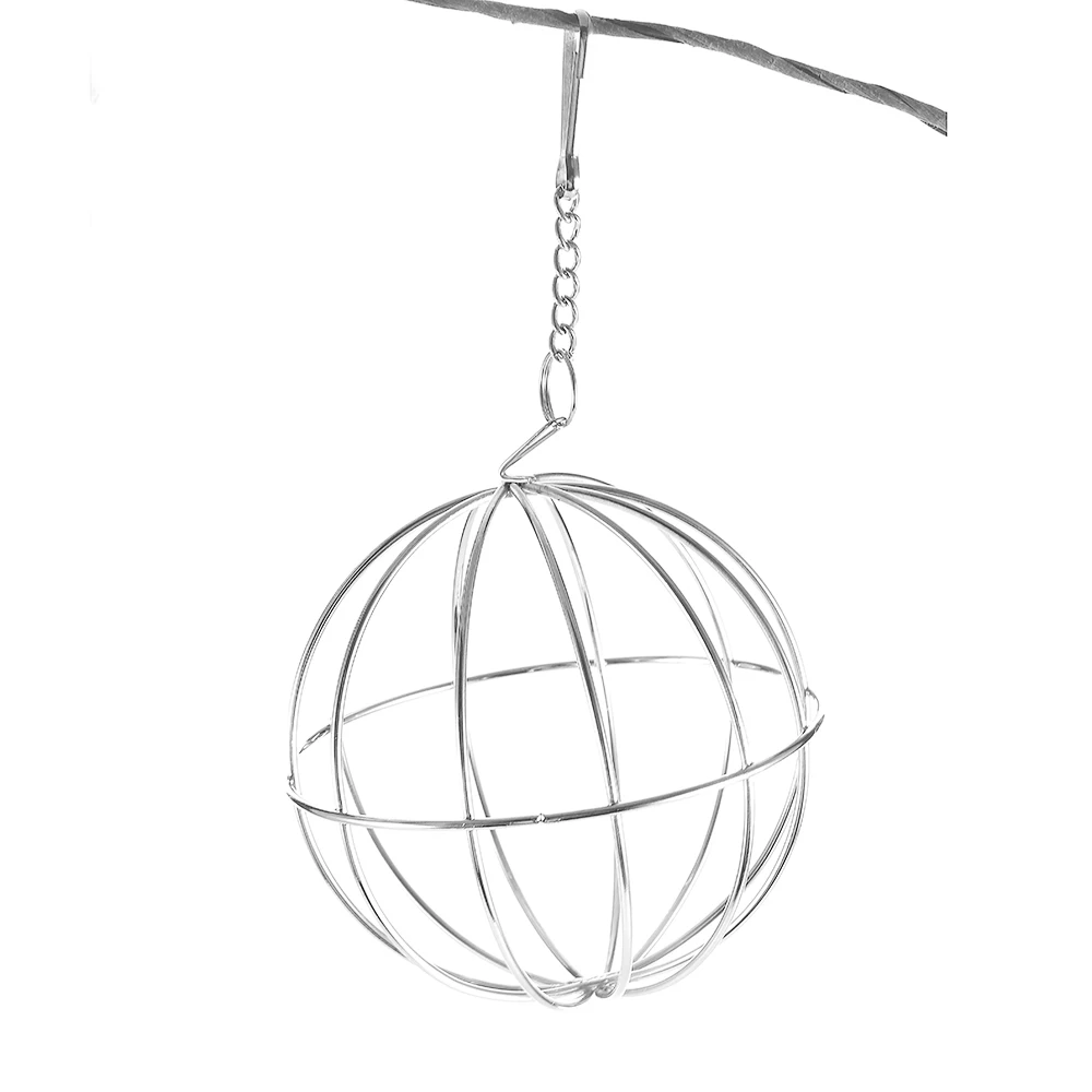 Новинка 1 шт. искусственная кожа нержавеющая сталь круглая Сфера корм дозировка