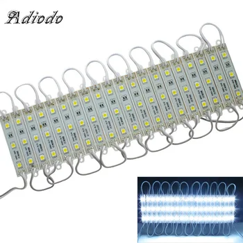 

LED Module 5050 3 LED DC12V Waterproof Advertisement Design LED Modules White RGB Color Super Bright Lighting 10PCS/Lot