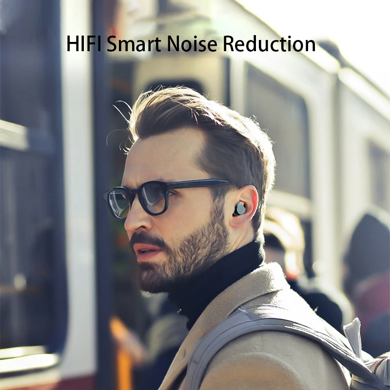 HiFi Звук TWS Bluetooth 5,0 наушники бинауральные вызов сенсорный контроль спортивные стерео наушники гарнитура с зарядным чехлом 4000mA