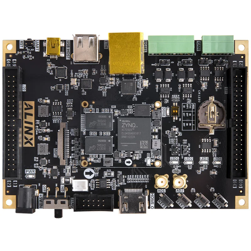 US $210.00 Black Gold FPGA Development Board ALINX XILINX ZYNQ 7000 7010 7020 Development Board Core Board