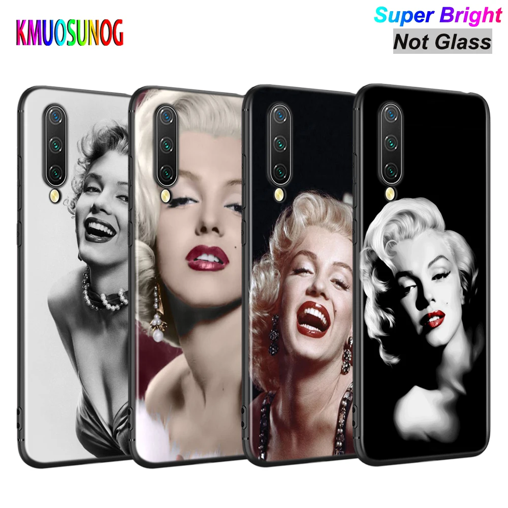 

Marilyn Monroe Silicone Cover For Xiaomi Mi Note 10 Ultra 9T 9 SE A3 Lite Poco X3 NFC M2 Pocophone F1 Pro Phone Case