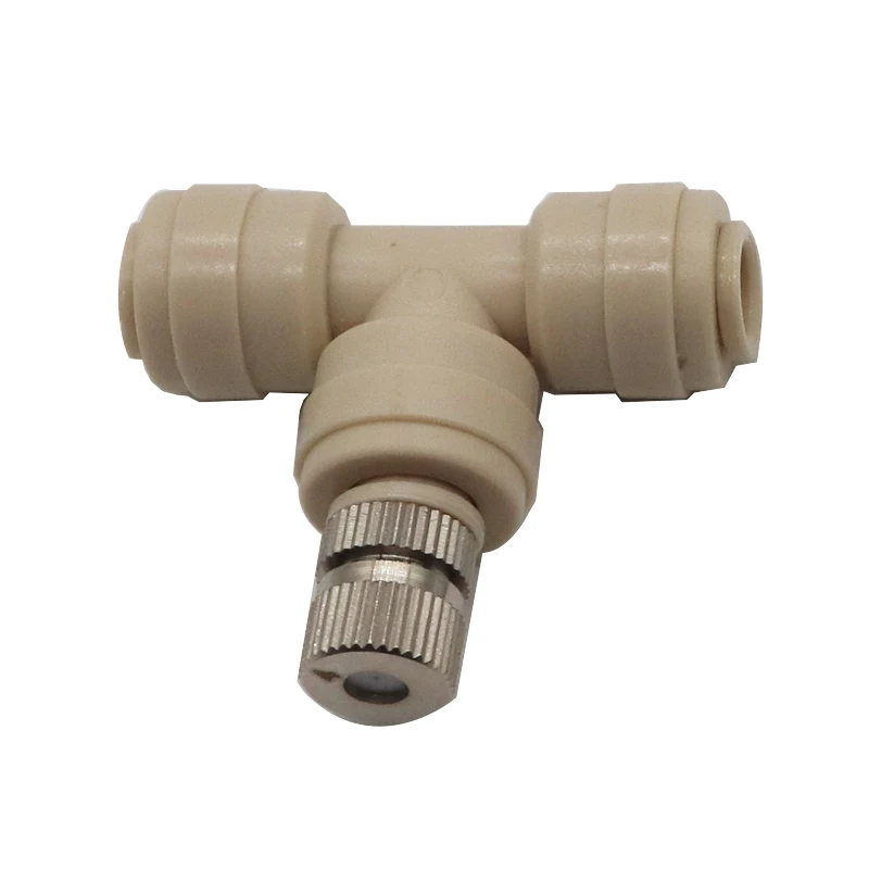 (50 Pieces/Lot) 6mm Low Pressure 0.1-0.5mm Stainless Steel Fog Misting Nozzles Connectors Garden Water Irrigation Sprinkler 4