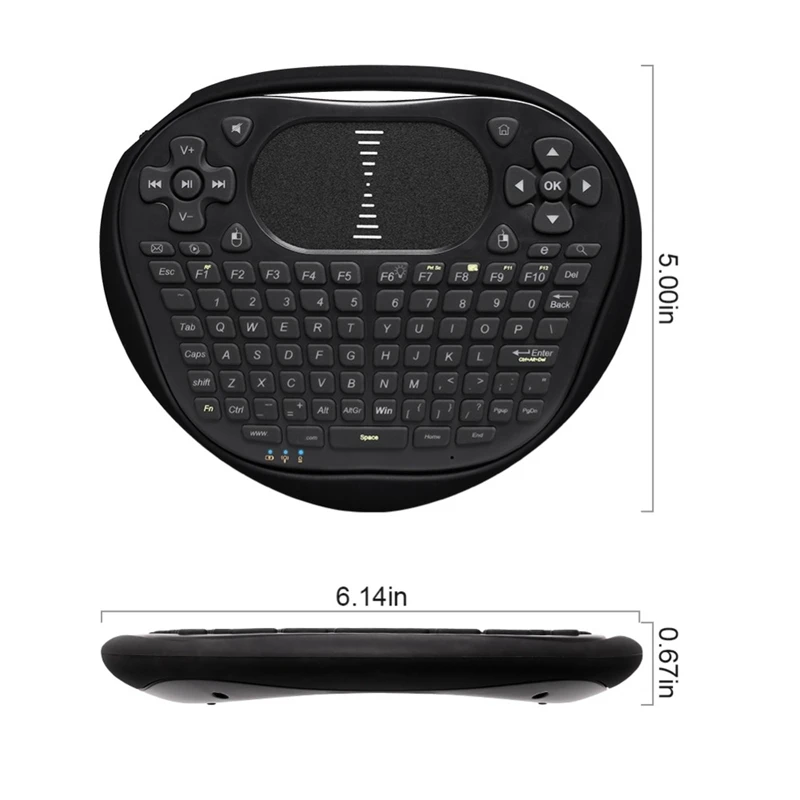 T8 2.4G Wireless Keyboard With Touchpad Mouse For Android TV Box Smart TV PC Projector