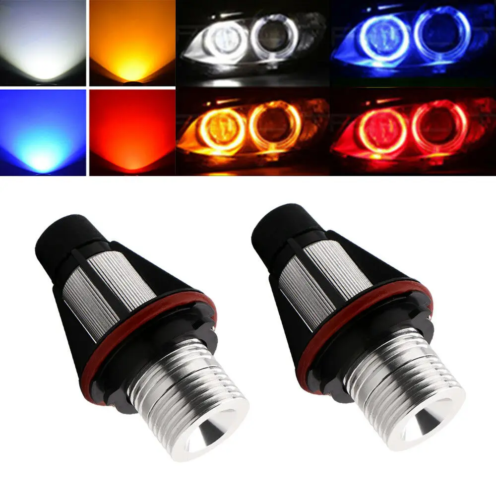 

1pair For Bmw E31 E39 E53 E59 E60 E63 E64 E65 E66 E83 E87 Led Angel Eyes Marker Light Bulbs Auto Car Lamp Decorative Lights