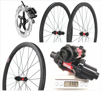 

38/45/50/60 Carbon-Wheels-Disc-Brake Tubeless Road-Cyclocross 700c Wheels Center-Lock Disk Hubs