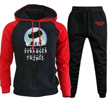 ##Special Price Hot Sale Autumn Winter 2019 Hoodie Mens Stranger things Raglan Sweatshrits Fashion Suit Fleece Sportswear+Pants 2 Piece Set ##Special Price Hot Sale Autumn Winter 2019 Hoodie Mens Stranger things Raglan Sweatshrits Fashion Suit Fleece Sportswear+Pants 2 Piece Set
