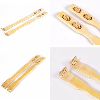 

2pcs Back Scratcher Massage Stick Handheld Body Shiatsu Massager Roller Scratching Backscratcher Massager Back Scraper Health Pr