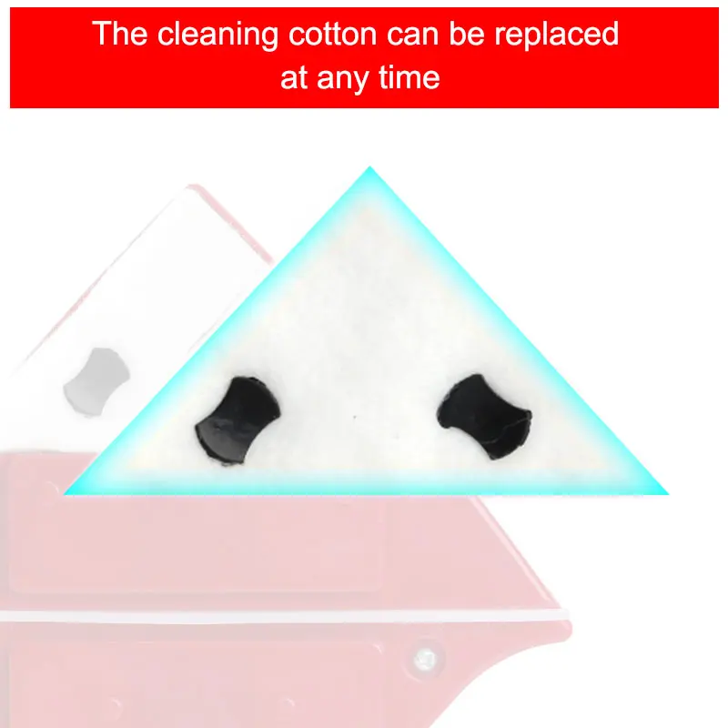Magnetic Window Wiper Glass Cleaner Brush Tool Double Side Magnetic Brush Window Glass Brush for Washing Household Cleaning Tool