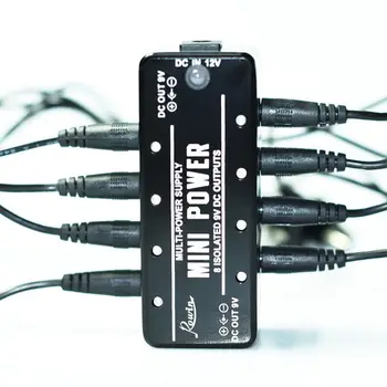 

Rowin 8 Isolated 9V DC Outputs Mini Power Supply for Guitar Effects Pedal