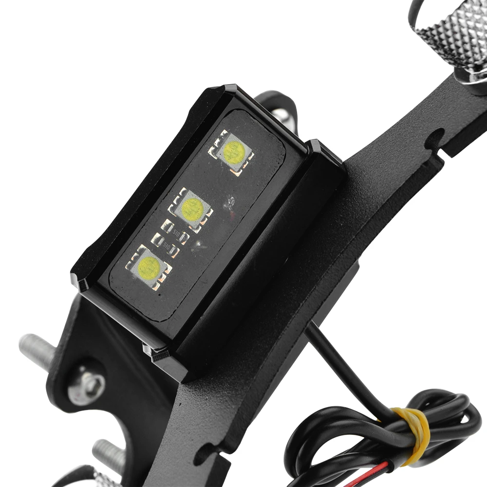 Для Yamaha MT 09 MT09 2013- MT10- регулируемый угол номерного знака с индикатором светильник держатель кронштейн