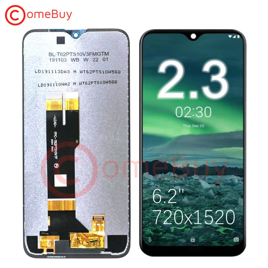 Оригинальный новый дисплей для Nokia 2 3 ЖК дигитайзер сенсорного экрана в сборе TA 1206
